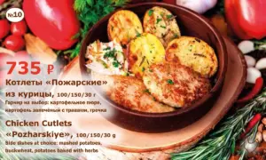 Котлеты Пожарские из курицы - Chicken Cutlets Pozharskiye